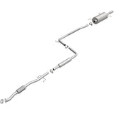 Fits 1997-1999 Mercury Tracer Direct-Fit Replacement Exhaust System 106-0468 steel