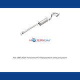 Fits 1997-2007 Ford Direct-Fit Replacement Exhaust System 106-0482 aluminized steel