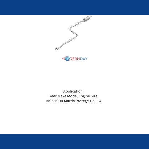 Fits 2003-2007 Honda Accord 2.4L Direct-Fit Replacement Exhaust System 106-0585