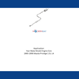 Fits 2003-2007 Honda Accord 2.4L Direct-Fit Replacement Exhaust System 106-0585