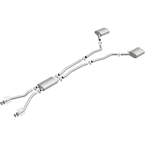 Fits 2004-2007 Cadillac Direct-Fit Replacement Exhaust System 106-0586