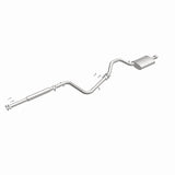 Fits 2001-2005 Mitsubishi Eclipse Direct-Fit Replacement Exhaust System 106-0622 aluminized steel