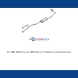 Fits 1994-1995 Chevy C1500 Direct-Fit Replacement Exhaust System 106-0710 steel