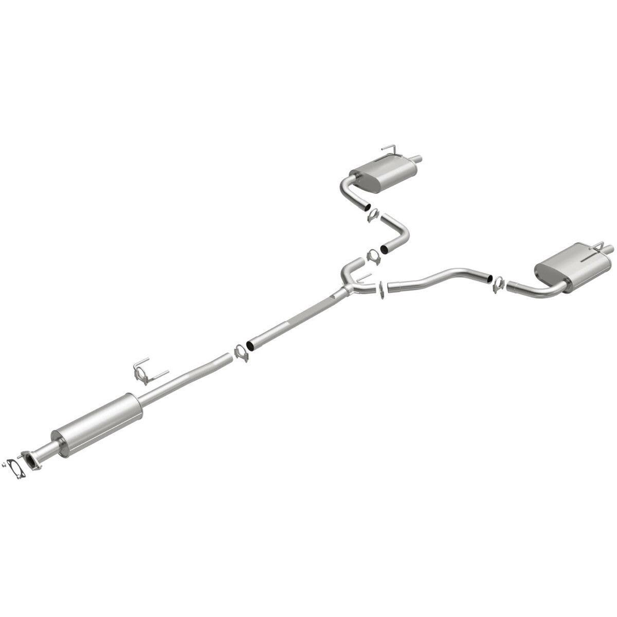 Fits 2007-2016 Nissan Altima Direct-Fit Replacement Exhaust System 106-0733