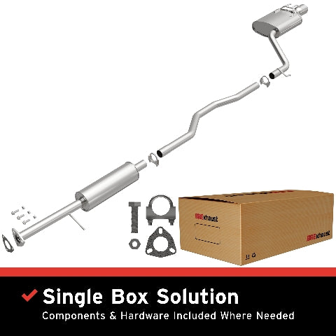 Fits 2013-2017 Honda Accord 2.4L Direct-Fit Replacement Exhaust System 106-0752 aluminized steel