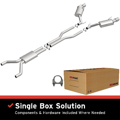 Fits 2010-2015 Chevy Camaro 3.6L Direct-Fit Replacement Exhaust 106-0795 aluminized steel
