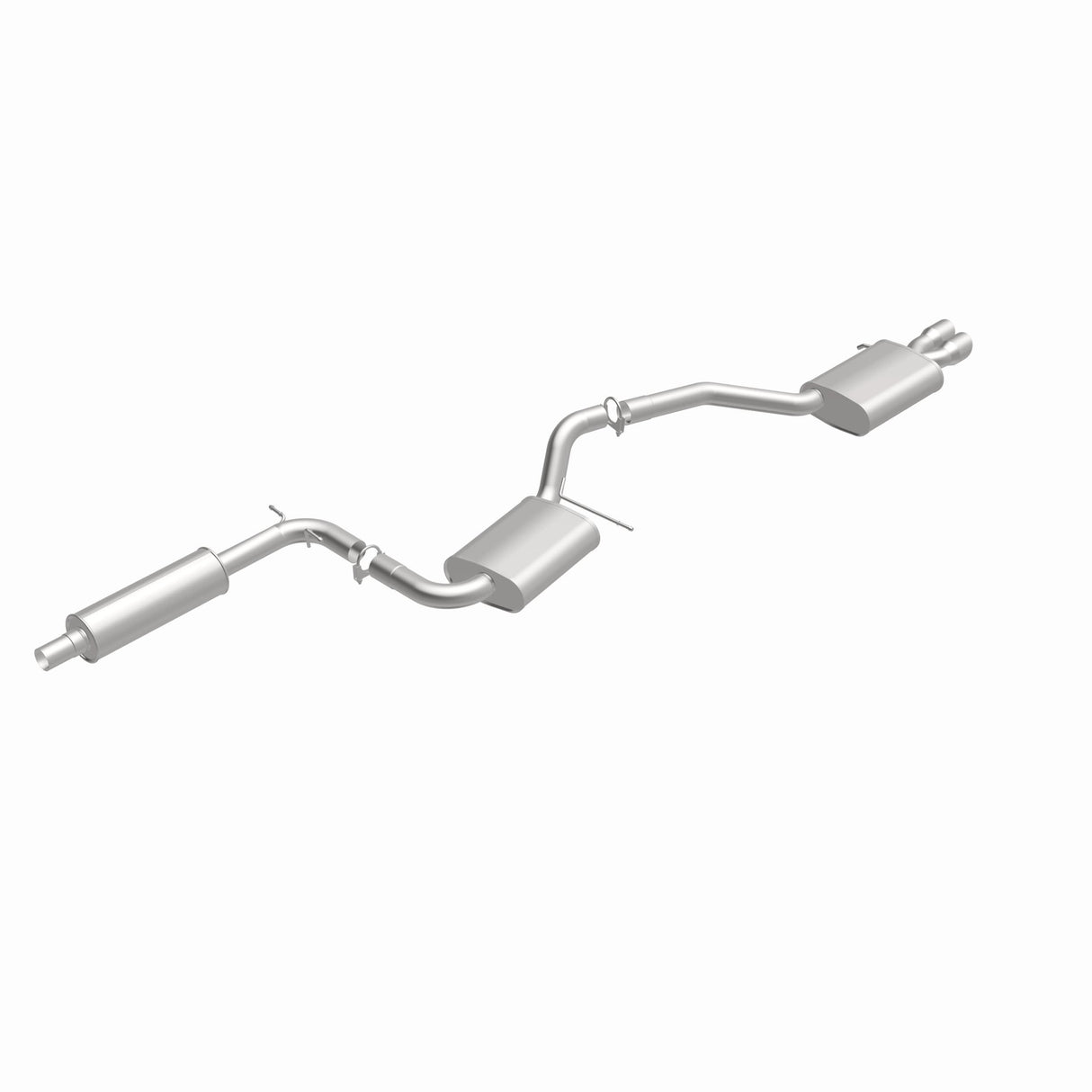 Fits 2012-2014 Volkswagen Jetta 2.5L Direct-Fit Replacement Exhaust 106-0858 for 2012-2014 VW Jetta aluminized steel