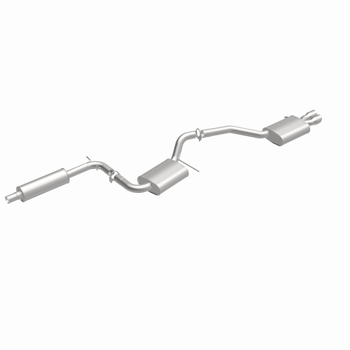 Fits 2012-2014 Volkswagen Jetta 2.5L Direct-Fit Replacement Exhaust 106-0858 for 2012-2014 VW Jetta aluminized steel