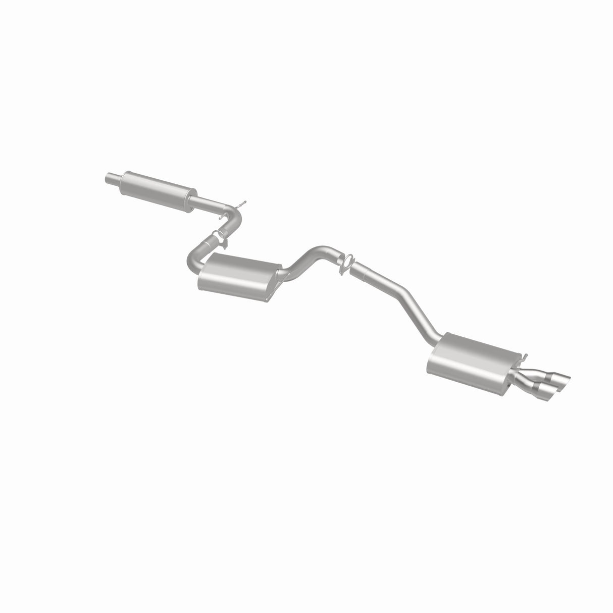 Fits 2012-2014 Volkswagen Jetta 2.5L Direct-Fit Replacement Exhaust 106-0858 for 2012-2014 VW Jetta aluminized steel