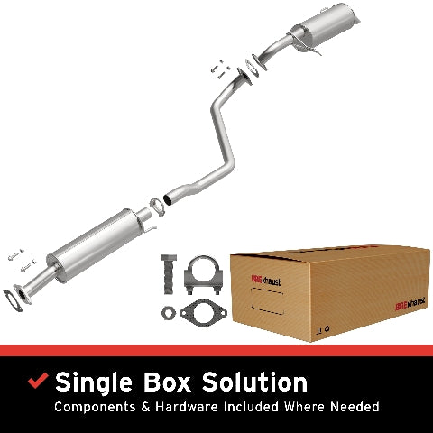 Fits 2010-2011 Kia Soul 2.0L Direct-Fit Replacement Exhaust System 106-0869 aluminized steel
