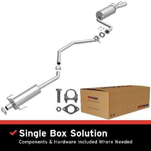 Fits 2009-2013 Mazda 6 2.5L Direct-Fit Replacement Exhaust System 106-0879 aluminized steel