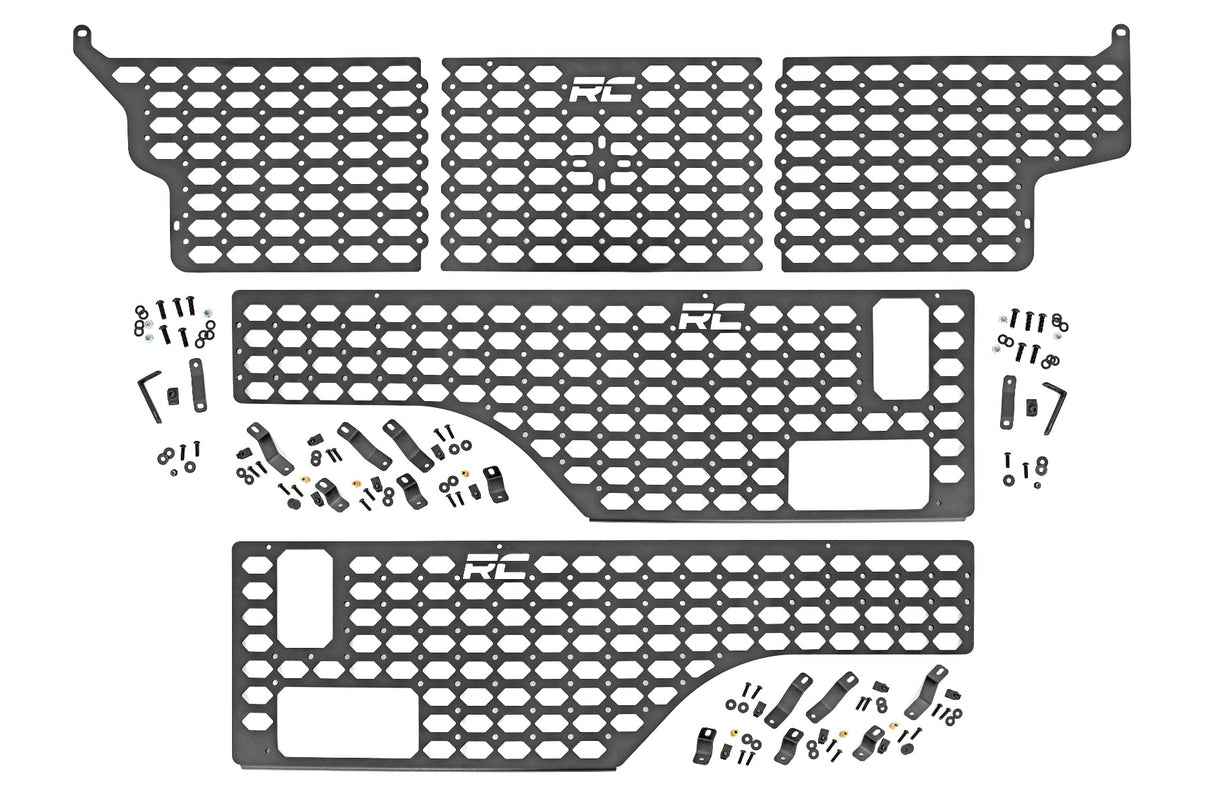 Fits Jeep Gladiator JT 4WD (2020-2024) Molle Panel Kit; Combo; Bed; 10634