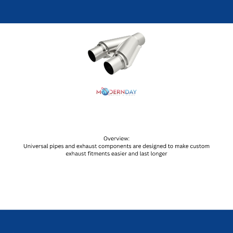 MagnaFlow exhaust pipe 2.25 inch inlet 2.5 inch outlet stainless steel 10758