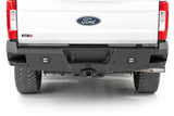 Fits Ford F-250/F-350 Super Duty 2WD/4WD (2017-2022) Rear Bumper; 10788