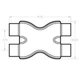 MagnaFlow exhaust pipe stainless steel 10792