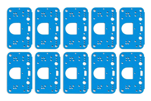 t Dominator 3 Circuit Metering Block Gasket 10-PK - 108-198 Holley