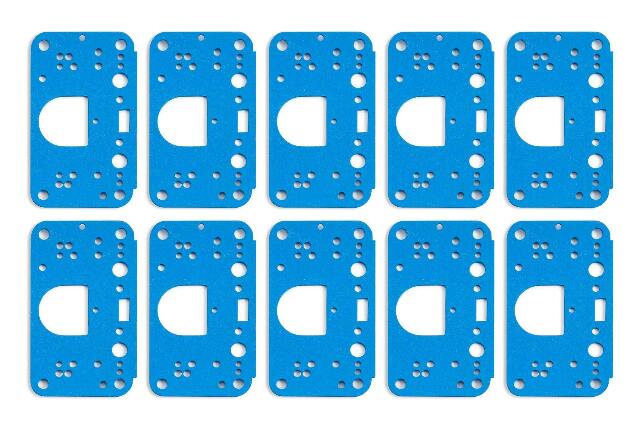 Holley Dominator 3 Circuit Metering Block Gasket 10-PK - 108-198
