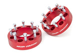 Fits Ford F-250/F-350 SD 4WD (03-24) 2" Wheel Spacers; 8x170; Red; 1094ARED