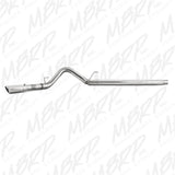 Fits 2010 Ford F-250 Super Duty 4" Filter Back; Single Side Exit; T409-S6242409