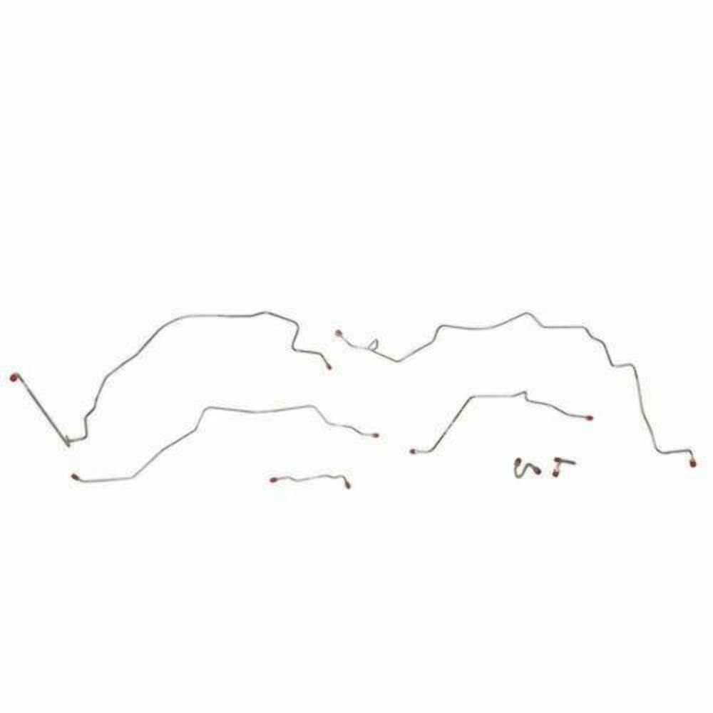 Front Brake Line Kit for 1967-1970 Chevrolet C10 w/ Power Brakes Stainless TKT6704SS