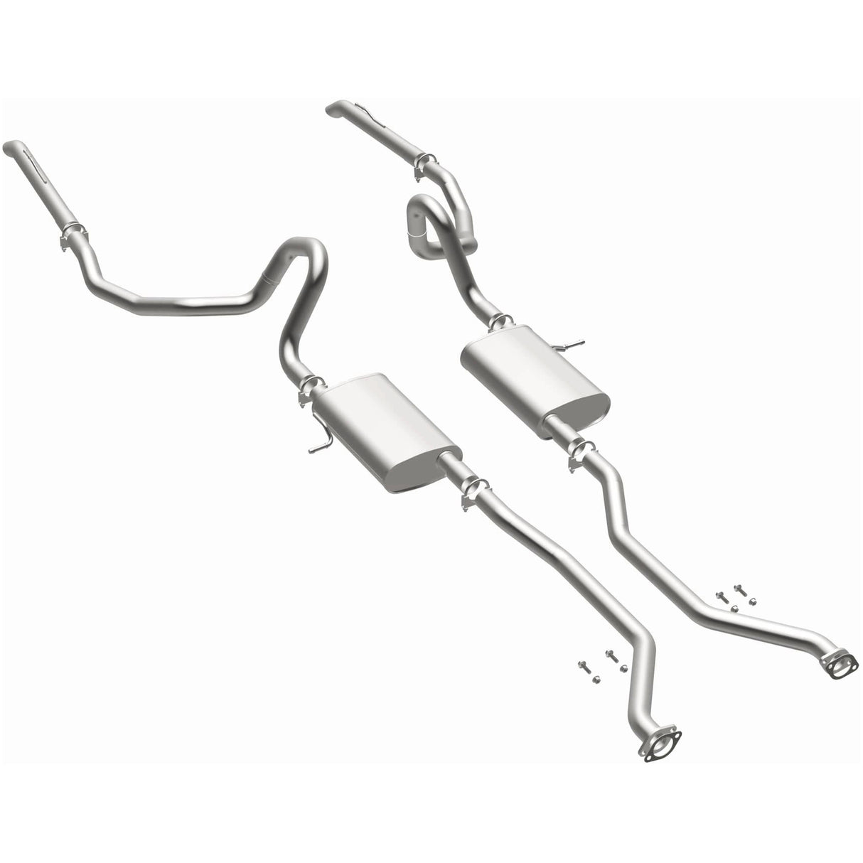2003-2011 Ford Crown Victoria Direct-Fit Replacement Exhaust System 106-0618 aluminized steel