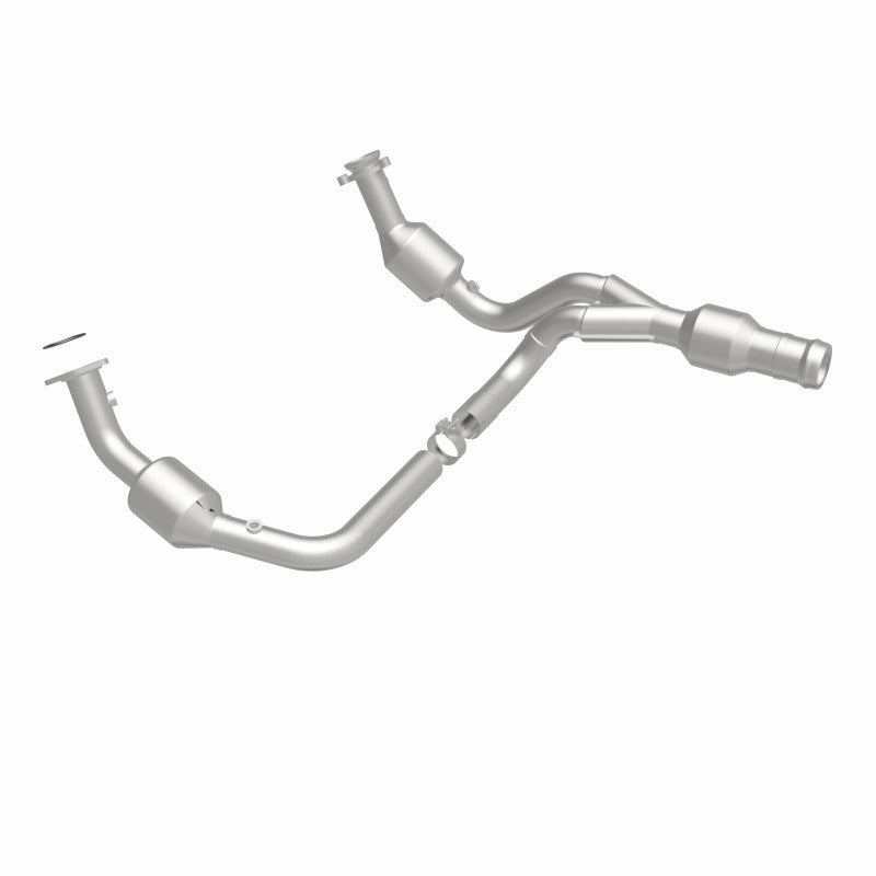 MagnaFlow direct-fit catalytic converter fits 2011-2015 GMC Yukon, 2011-2014 Cadillac Escalade, and more, this and 2011-2014 Escalade 6.2 stainless steel CARB compliant 52616