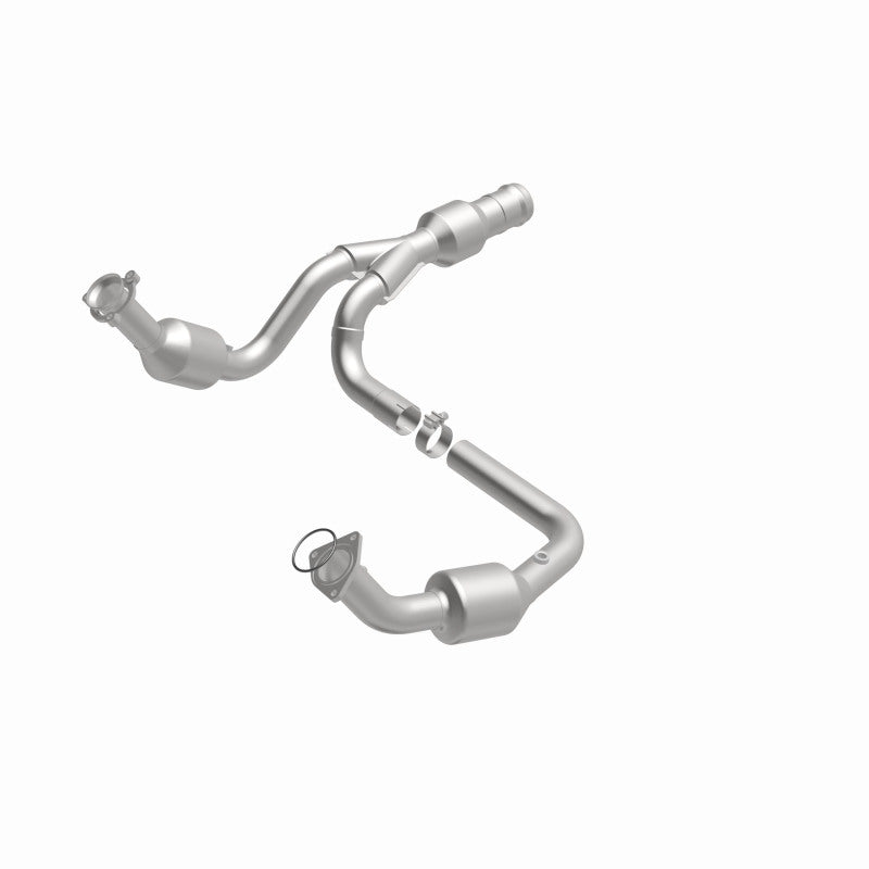 MagnaFlow direct-fit catalytic converter fits 2011-2015 GMC Yukon, 2011-2014 Cadillac Escalade, and more, this and 2011-2014 Escalade 6.2 stainless steel CARB compliant 52616