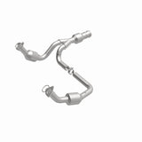 MagnaFlow direct-fit catalytic converter fits 2011-2015 GMC Yukon, 2011-2014 Cadillac Escalade, and more, this and 2011-2014 Escalade 6.2 stainless steel CARB compliant 52616