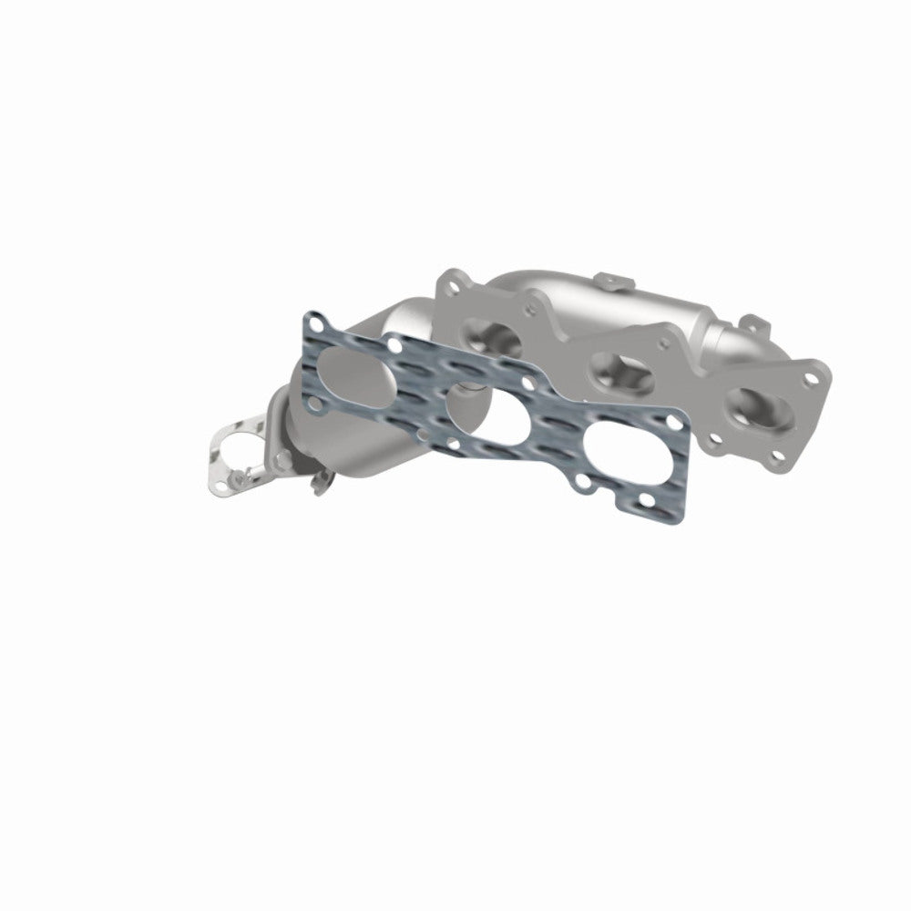 MagnaFlow direct-fit catalytic converter fits 2011-2014 Hyundai Genesis and 2016 Kia K900, this and 2011-2014 Genesis 3.8L stainless steel CARB compliant 52784