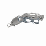 MagnaFlow direct-fit catalytic converter fits 2011-2014 Hyundai Genesis and 2016 Kia K900, this and 2011-2014 Genesis 3.8L stainless steel CARB compliant 52784