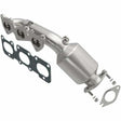 MagnaFlow direct-fit catalytic converter fits 2011-2014 Hyundai Genesis and 2016-2017 Kia K900, this and 2011-2014 Genesis 3.8L stainless steel CARB compliant OBDII 52785