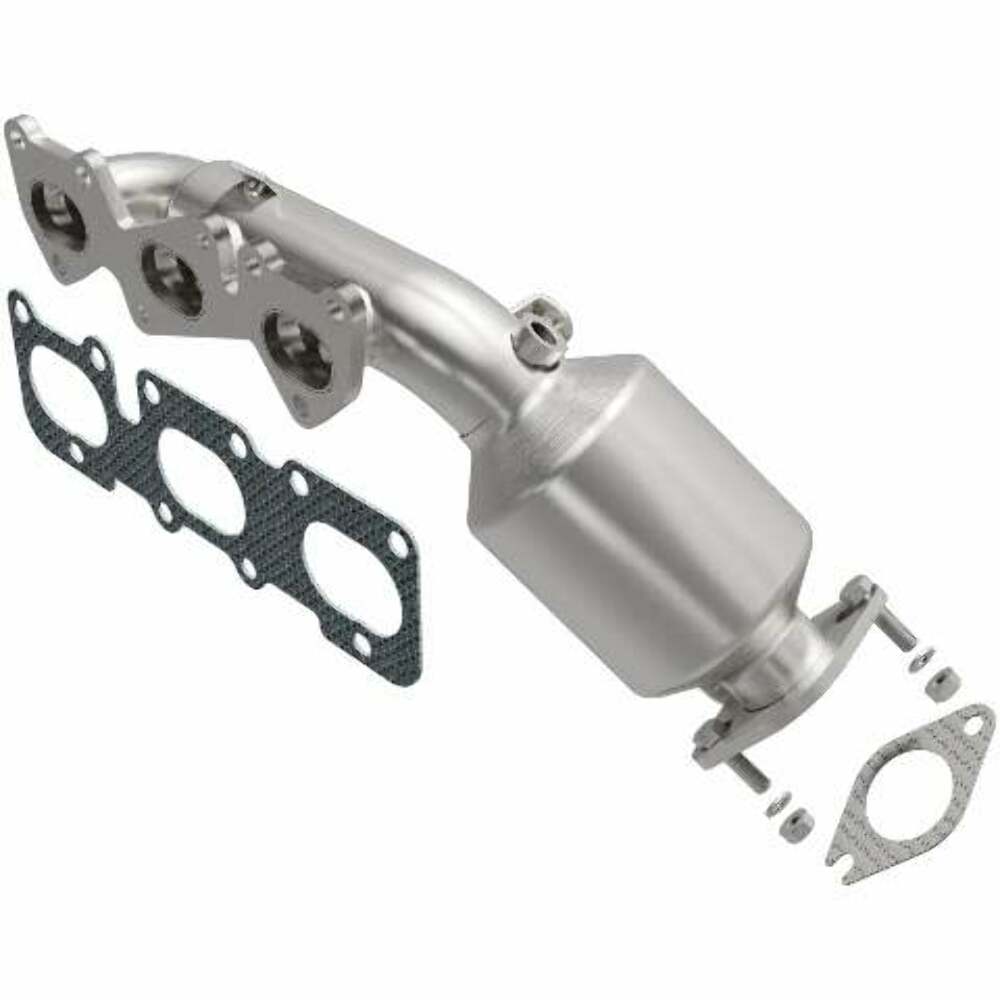 MagnaFlow direct-fit catalytic converter fits 2011-2014 Hyundai Genesis and 2016-2017 Kia K900, this and 2011-2014 Genesis 3.8L stainless steel CARB compliant OBDII 52785