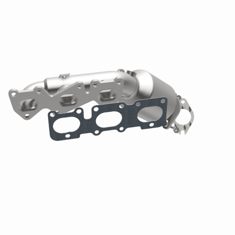 MagnaFlow direct-fit catalytic converter fits 2011-2014 Hyundai Genesis and 2016-2017 Kia K900, this and 2011-2014 Genesis 3.8L stainless steel CARB compliant OBDII 52785