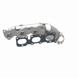 MagnaFlow direct-fit catalytic converter fits 2011-2014 Hyundai Genesis and 2016-2017 Kia K900, this and 2011-2014 Genesis 3.8L stainless steel CARB compliant OBDII 52785