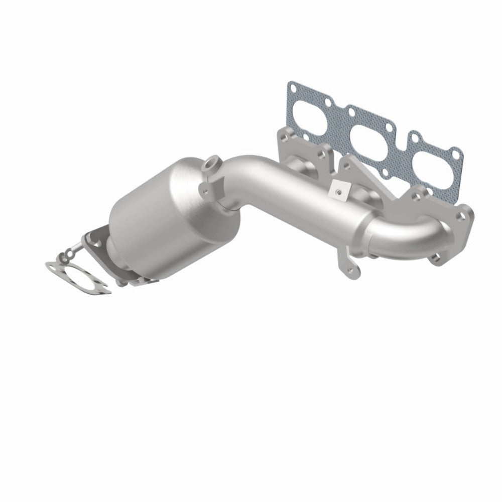 MagnaFlow direct-fit catalytic converter fits 2011-2014 Hyundai Genesis and 2016-2017 Kia K900, this and 2011-2014 Genesis 3.8L stainless steel CARB compliant OBDII 52785