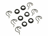 Mr. Gasket shifter bushing kit steel clips and bushings 11 2493
