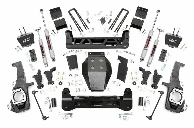Fits Chevy/GMC 2500HD (20-24) 5 Inch Lift Kit; Torsion Drop; 11030