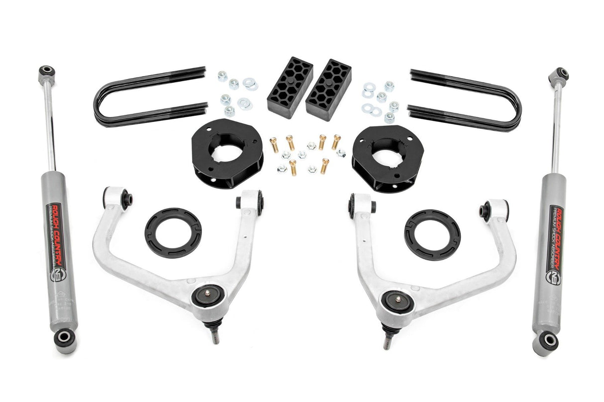 Suspension lift kit for 2025 Chevy Silverado 1500 by Rough Country