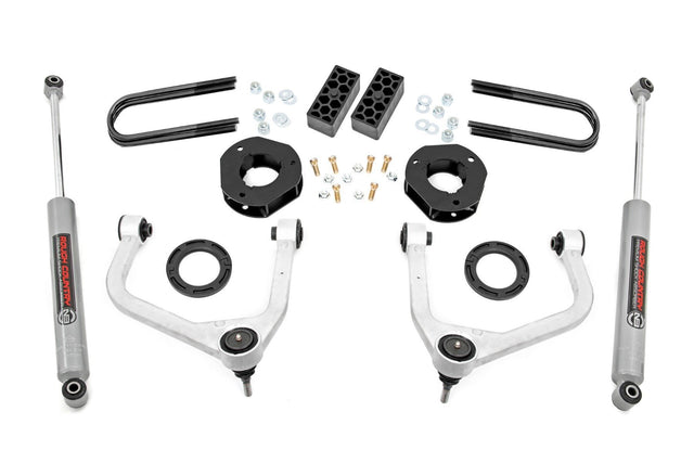 Suspension lift kit for 2025 Chevy Silverado 1500 by Rough Country