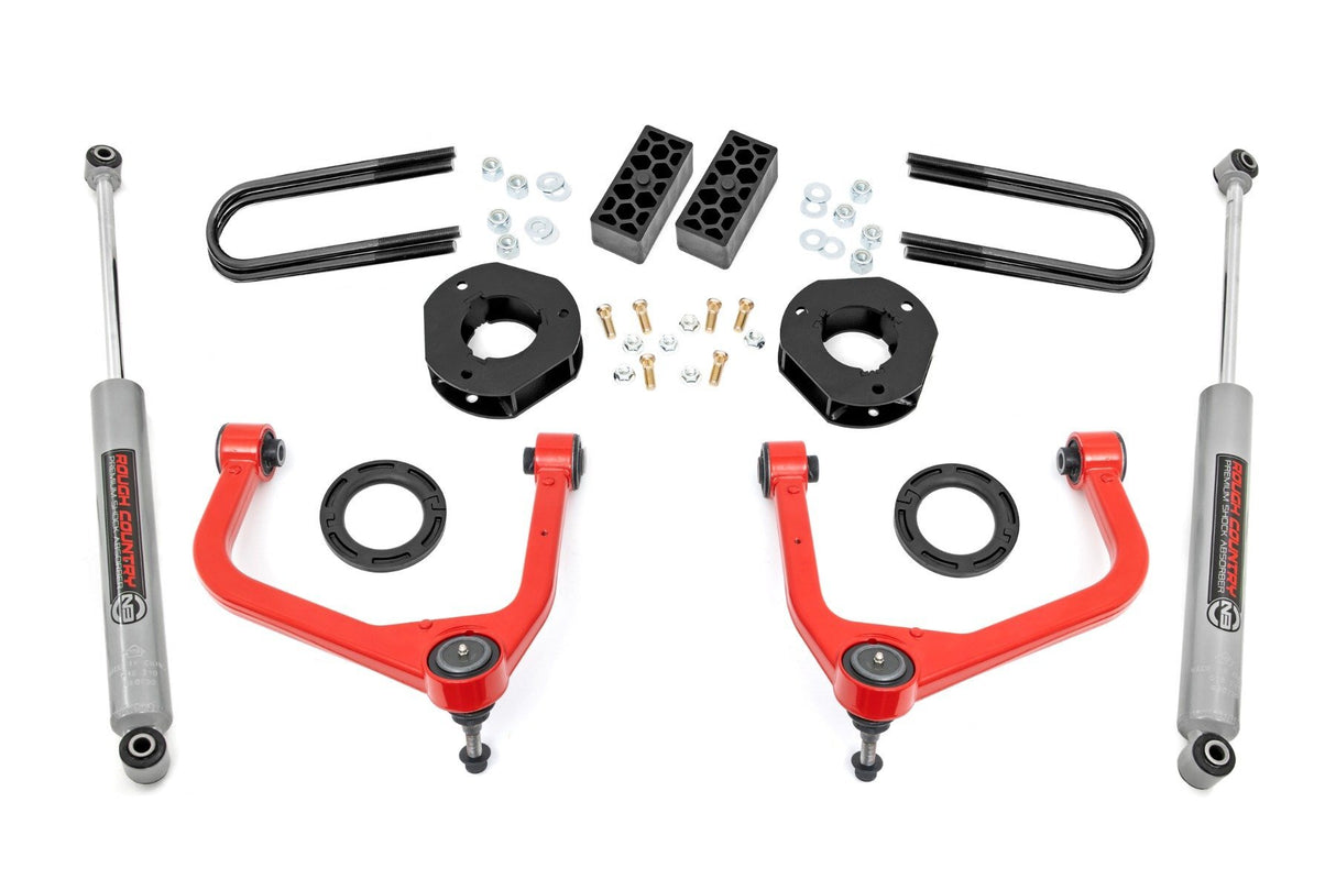 Suspension lift kit for 2025 Chevy Silverado 1500 by Rough Country