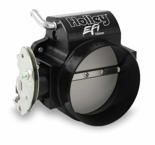 Holley EFI BILLET 105mm LS Throttle Body w/low RPM Taper - 112-581