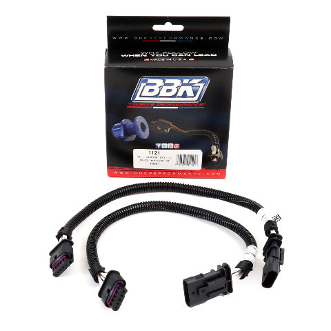 Fits 2018-24 Mustang GT Front Or Rear O2 Harness Extensions 16In (Pair)-1121