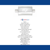 MagnaFlow performance muffler stainless steel 11249
