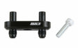 Earl's Oil Cooler Transmission Adapter - 1128ERL AN fitting black aluminum