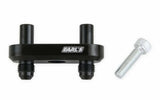 Earl's Oil Cooler Transmission Adapter - 1128ERL AN fitting black aluminum