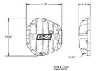 Hi-Tek Aluminum Differential Cover for Dana 60/70 - Black aluminum black anodized