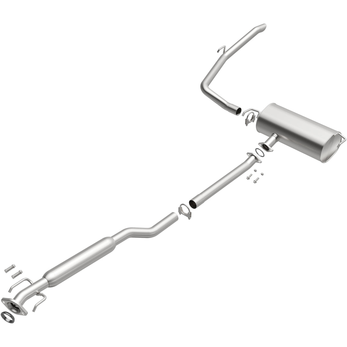 2011-2016 Toyota Sienna Direct-Fit Replacement Exhaust System 106-0939 aluminized steel