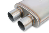 Performance Muffler 2.50 Dual IN/2.50 Dual OUT 11386-FM 409 Stainles 12599