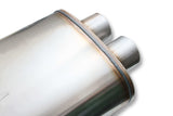 Performance Muffler 2.50 Dual IN/2.50 Dual OUT 11386-FM 409 Stainles 12599