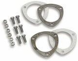 Hooker Two 3-Bolt Rings, Gaskets, 6 Bolts, for Tube 3.5", Collector Ring Kit 11435HKR